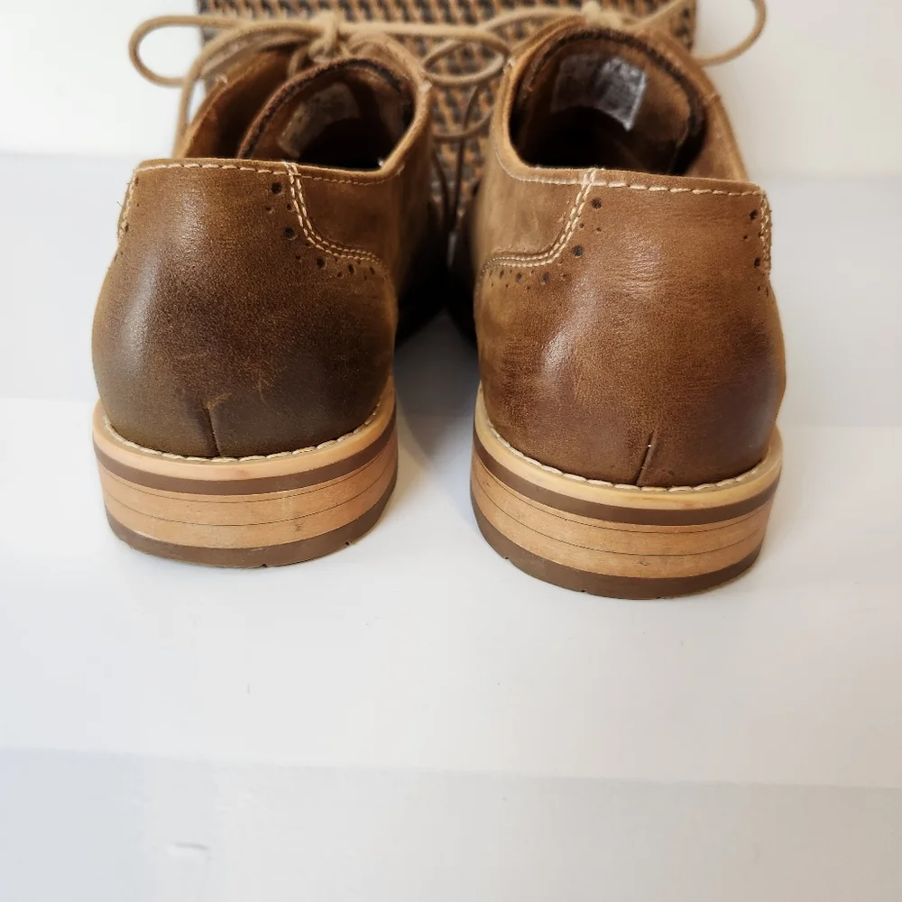 Steve Madden P-Lyte Suede Leather Wingtip Oxford Shoes
